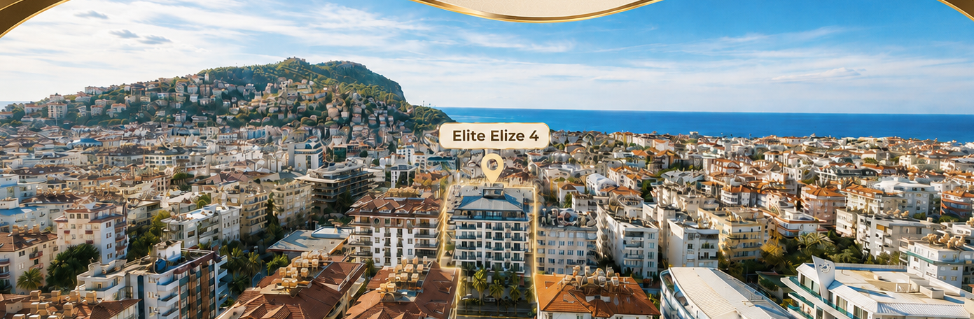 Elite Construction Alanya project location map
