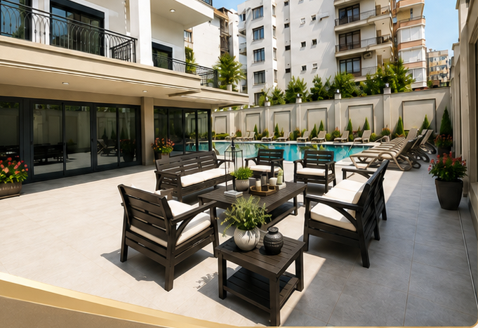 Elite Elize 4 landscaped garden