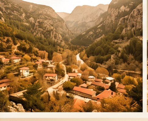 Sapadere köyü ve kanyon çevresi