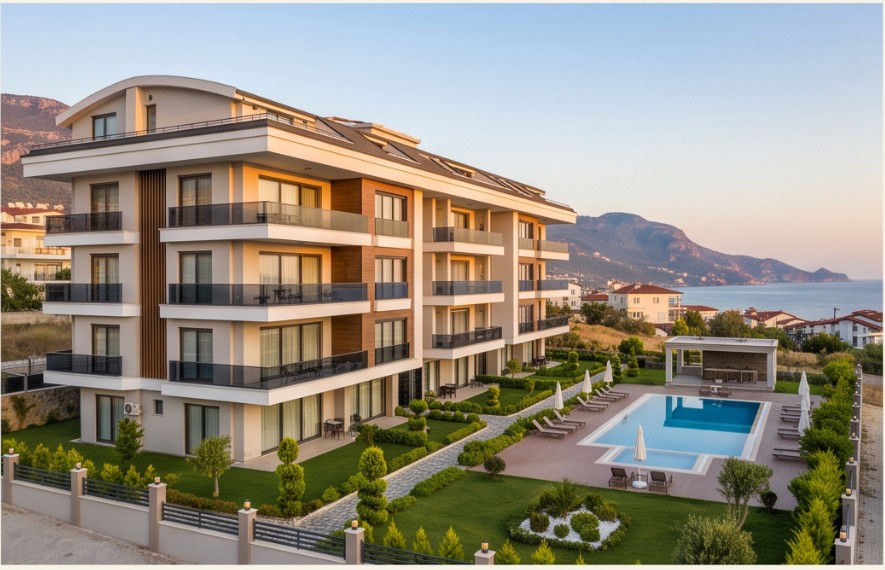 Alanya modern konut projesi