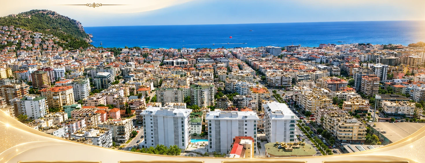 Türkiye modern city, coastline and infrastructure