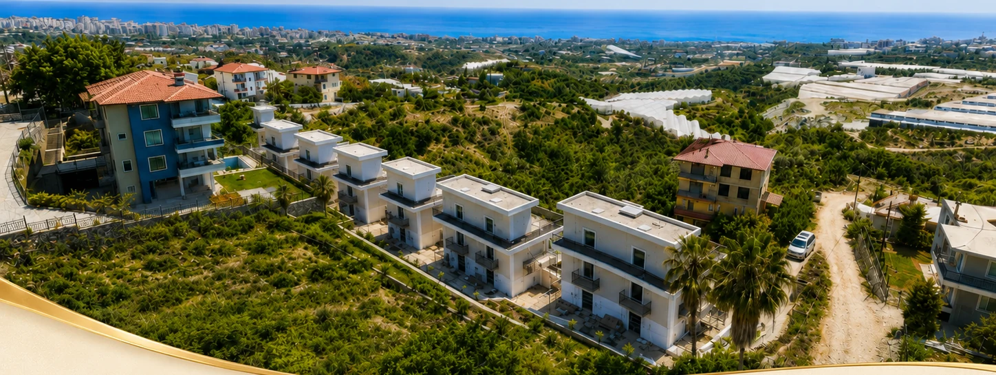 Mediterranean nature and green coastal landscape